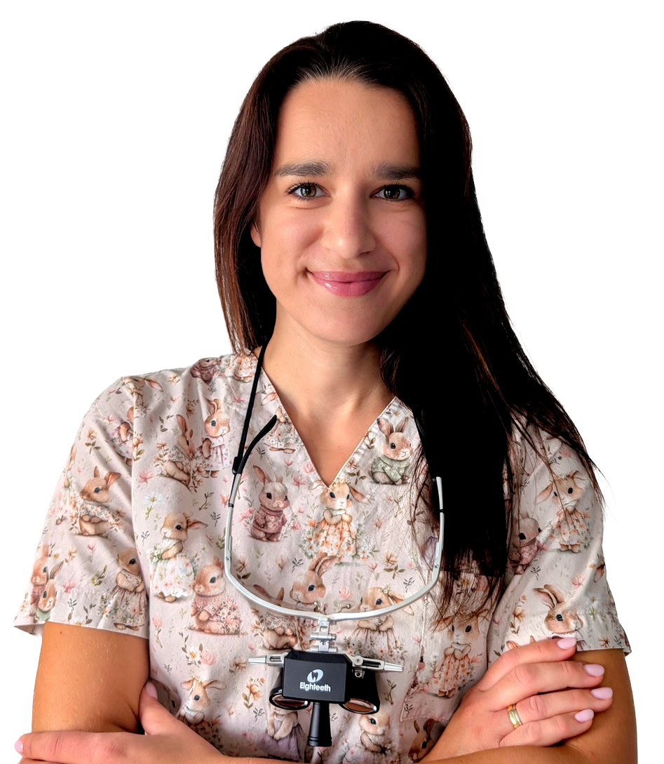 Portret lek. dent. Justyny Dyl-Zajdel, stomatologa dziecięcego